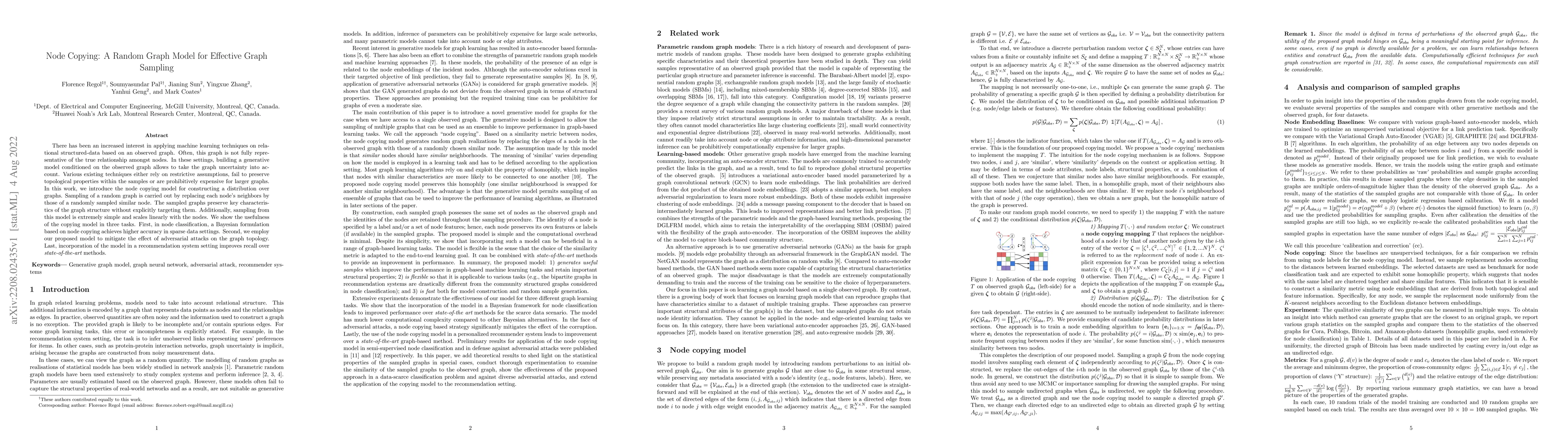 Thumbnail for Node Copying: A Random Graph Model for Effective Graph Sampling