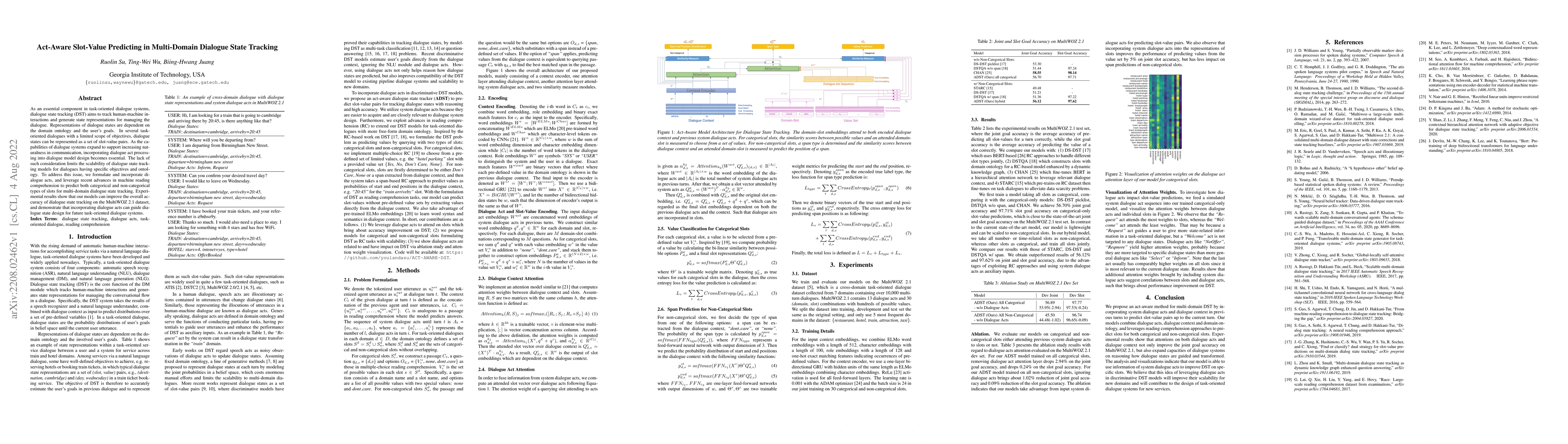 Thumbnail for Act-Aware Slot-Value Predicting in Multi-Domain Dialogue State Tracking