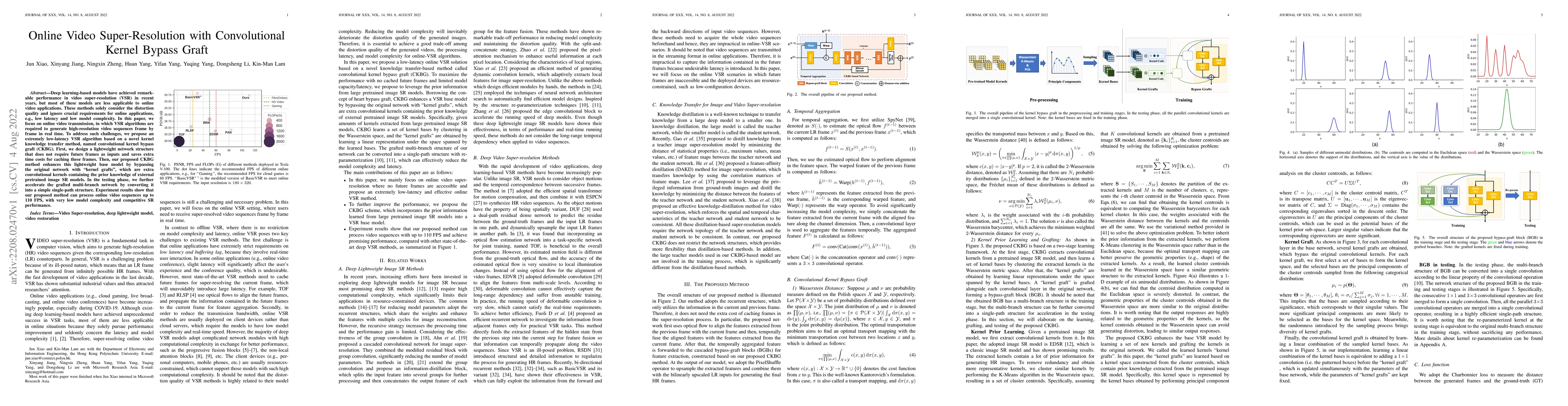 Thumbnail for Online Video Super-Resolution with Convolutional Kernel Bypass Graft