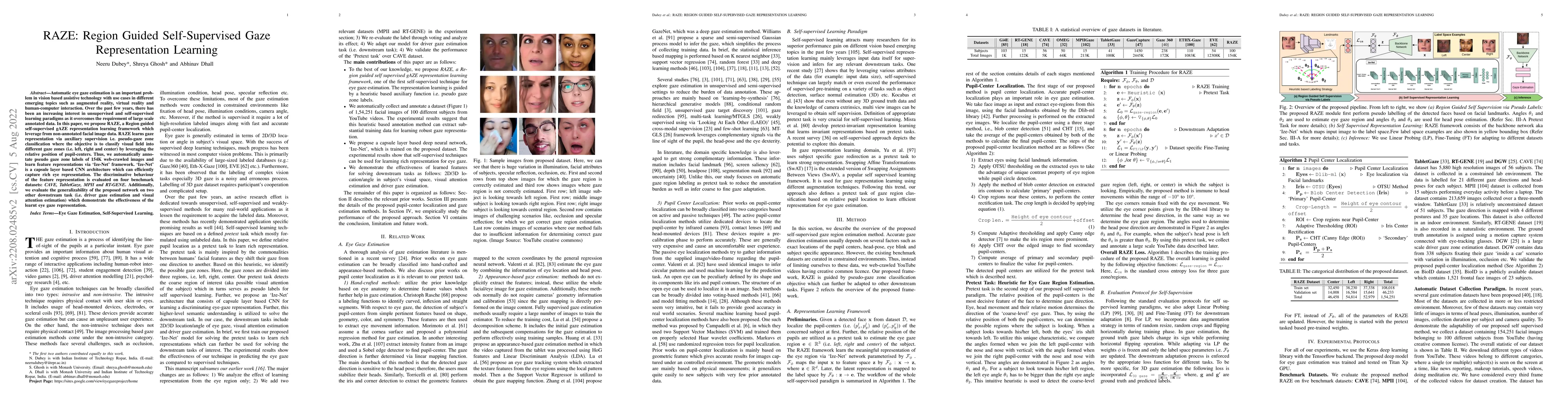 Thumbnail for RAZE: Region Guided Self-Supervised Gaze Representation Learning