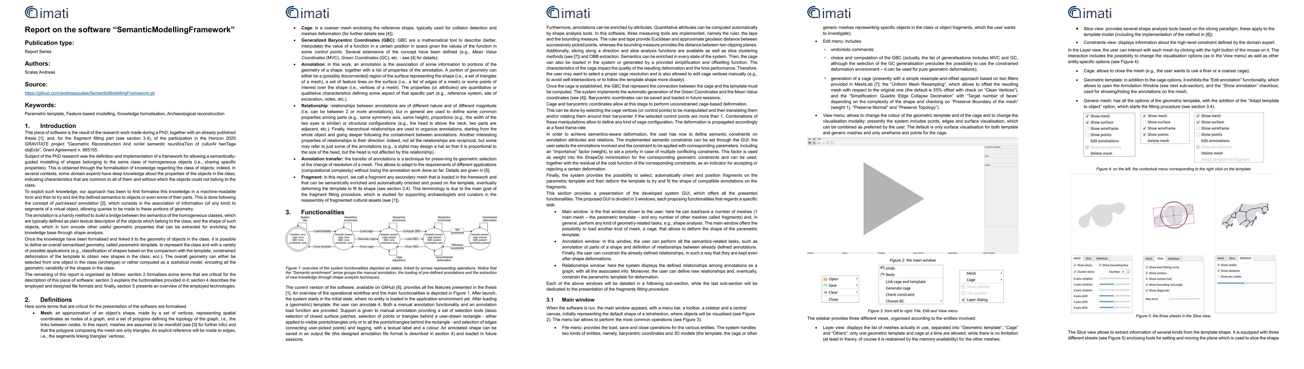 Thumbnail for Report on the software "SemanticModellingFramework"