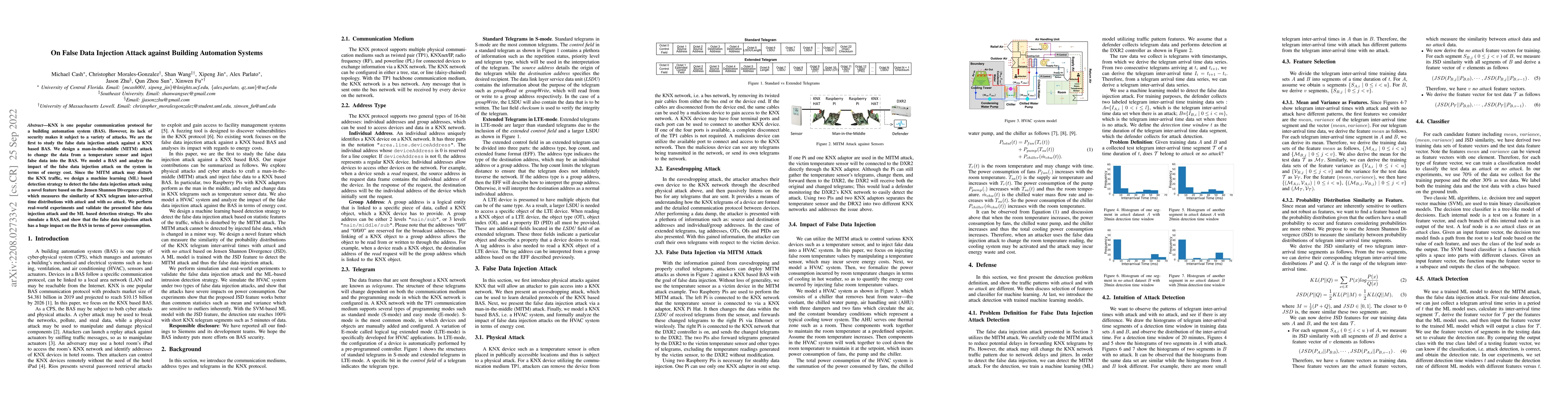 Thumbnail for On False Data Injection Attack against Building Automation Systems