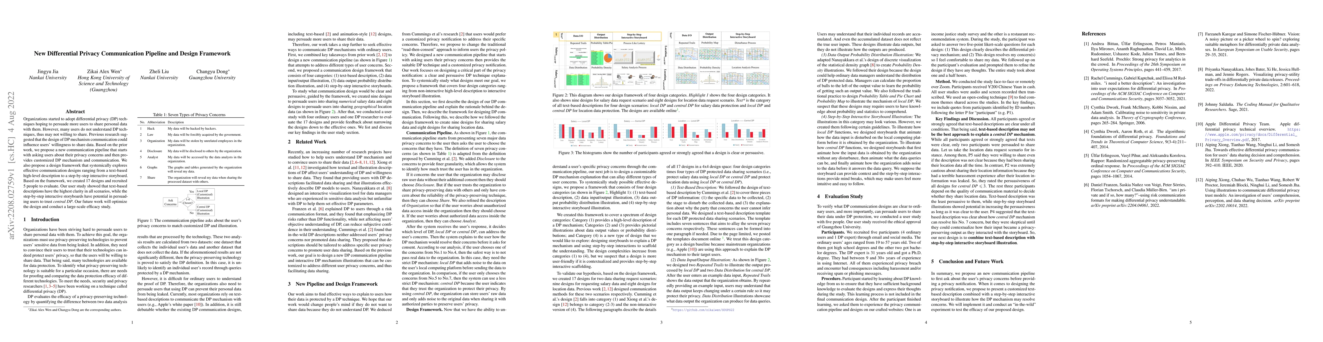 Thumbnail for New Differential Privacy Communication Pipeline and Design Framework
