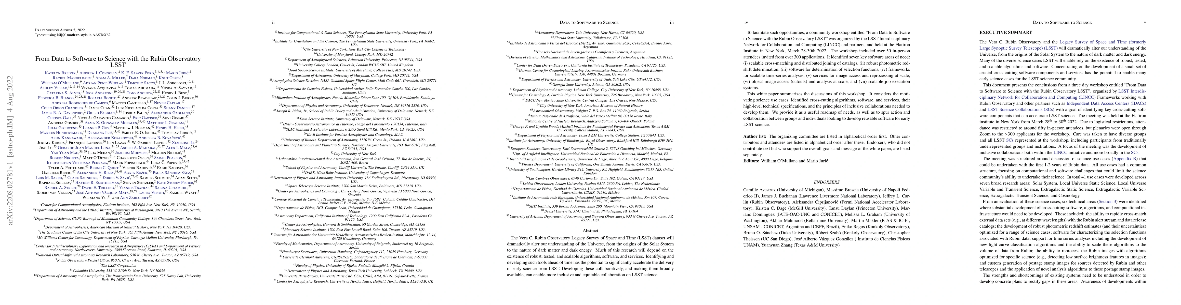 Thumbnail for From Data to Software to Science with the Rubin Observatory LSST