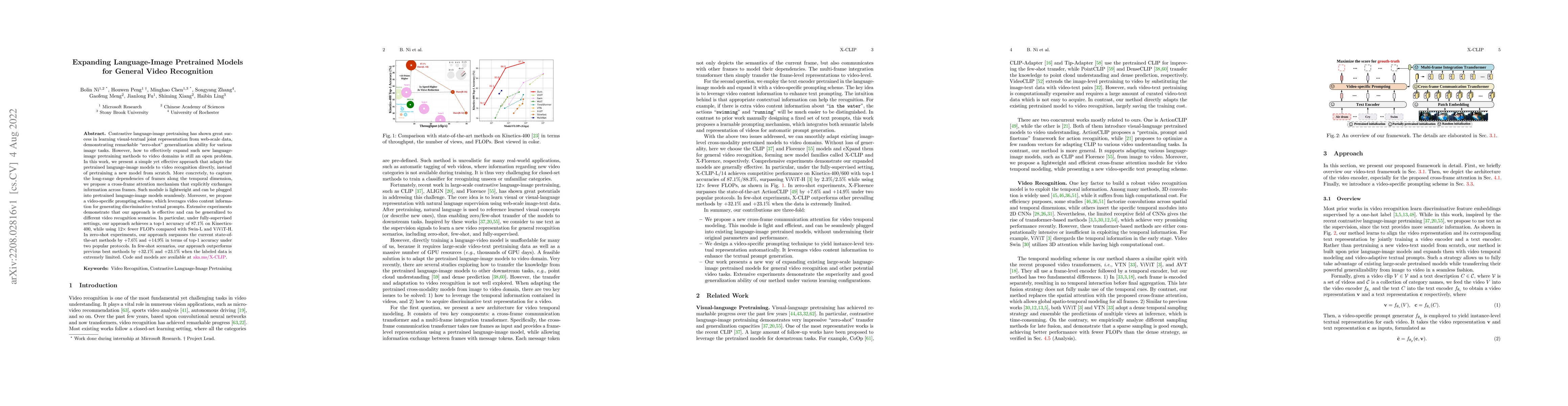 Thumbnail for Expanding Language-Image Pretrained Models for General Video Recognition