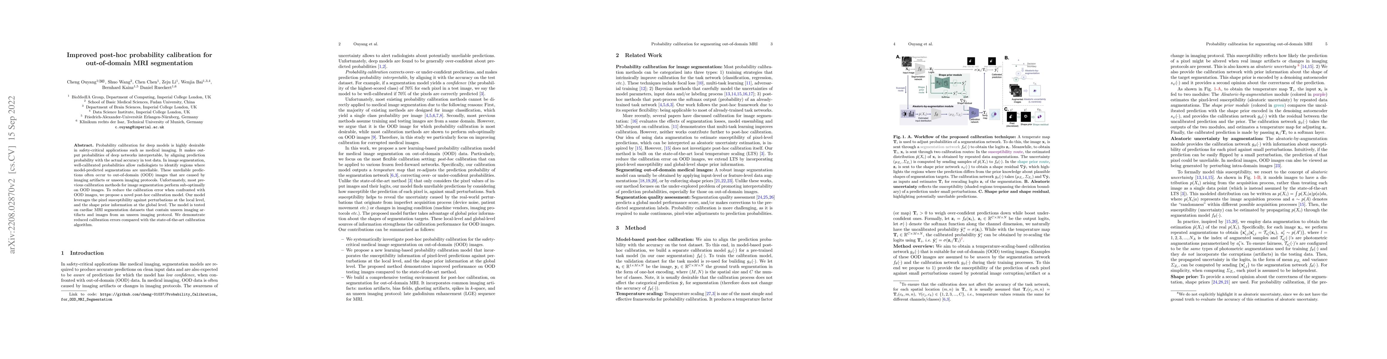 Thumbnail for Improved post-hoc probability calibration for out-of-domain MRI
  segmentation