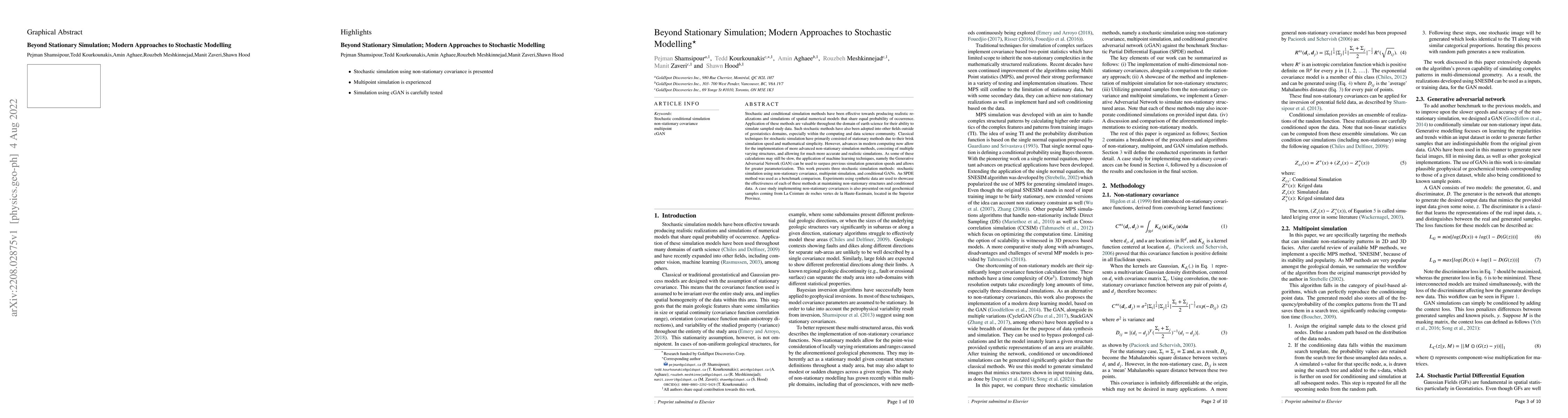 Thumbnail for Beyond Stationary Simulation; Modern Approaches to Stochastic Modelling