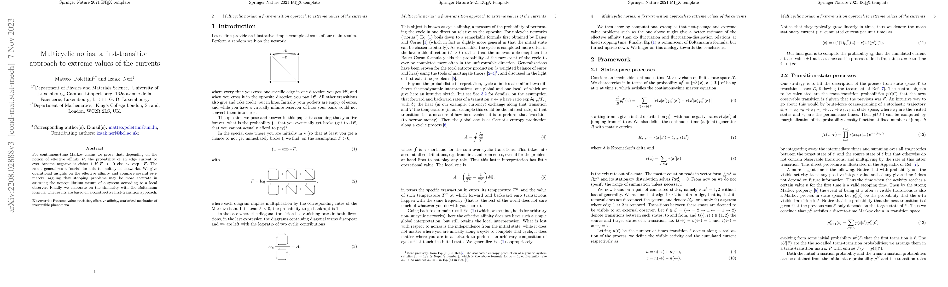 Thumbnail for Multicyclic norias: a first-transition approach to extreme values of the
  currents