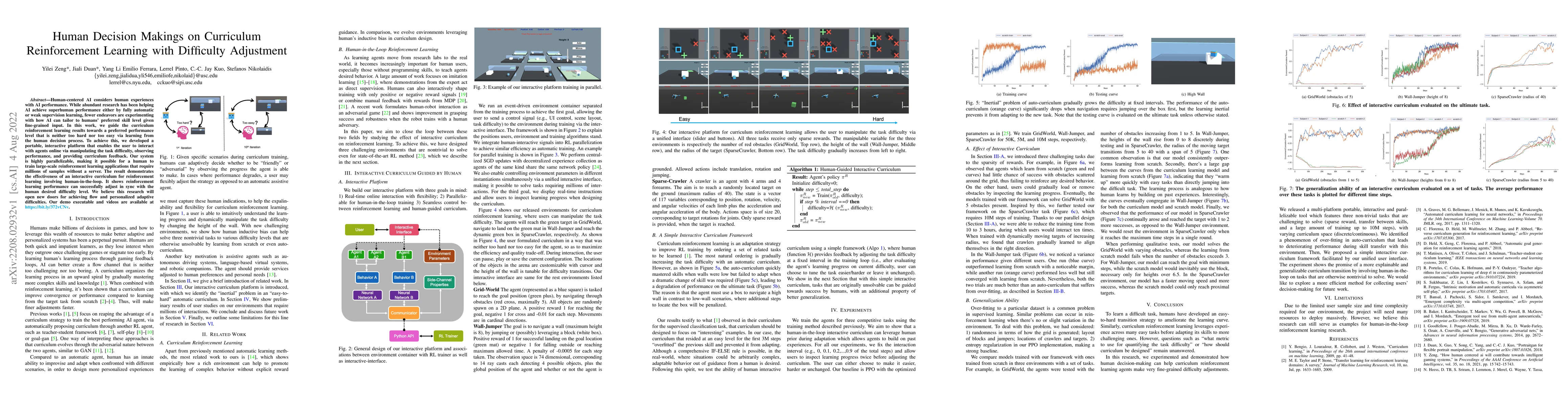 Thumbnail for Human Decision Makings on Curriculum Reinforcement Learning with
  Difficulty Adjustment