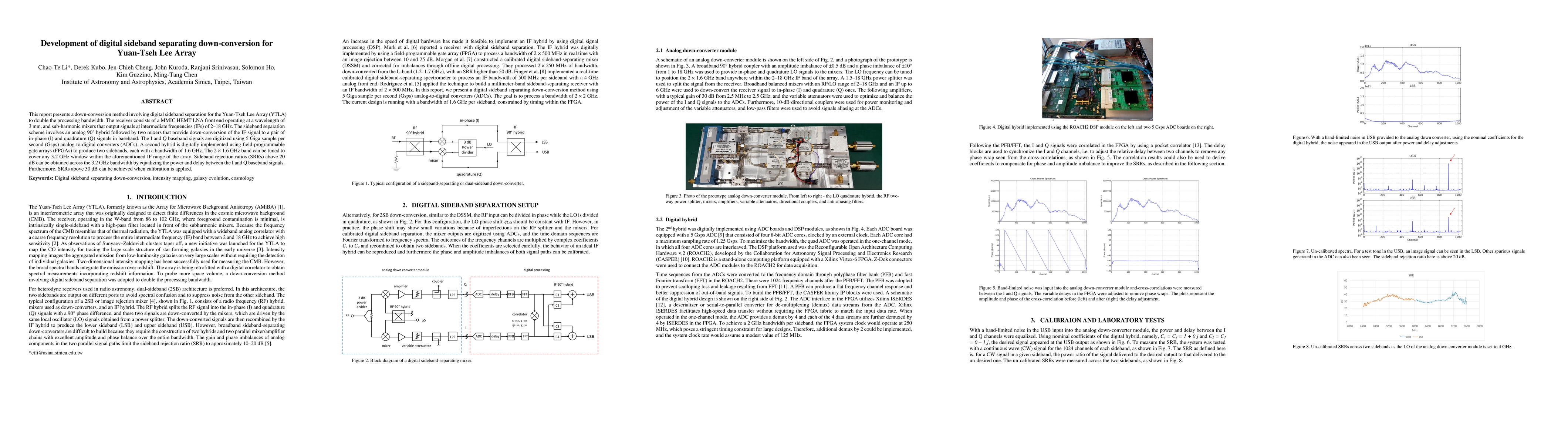 Thumbnail for Development of digital sideband separating down-conversion for Yuan-Tseh
  Lee Array