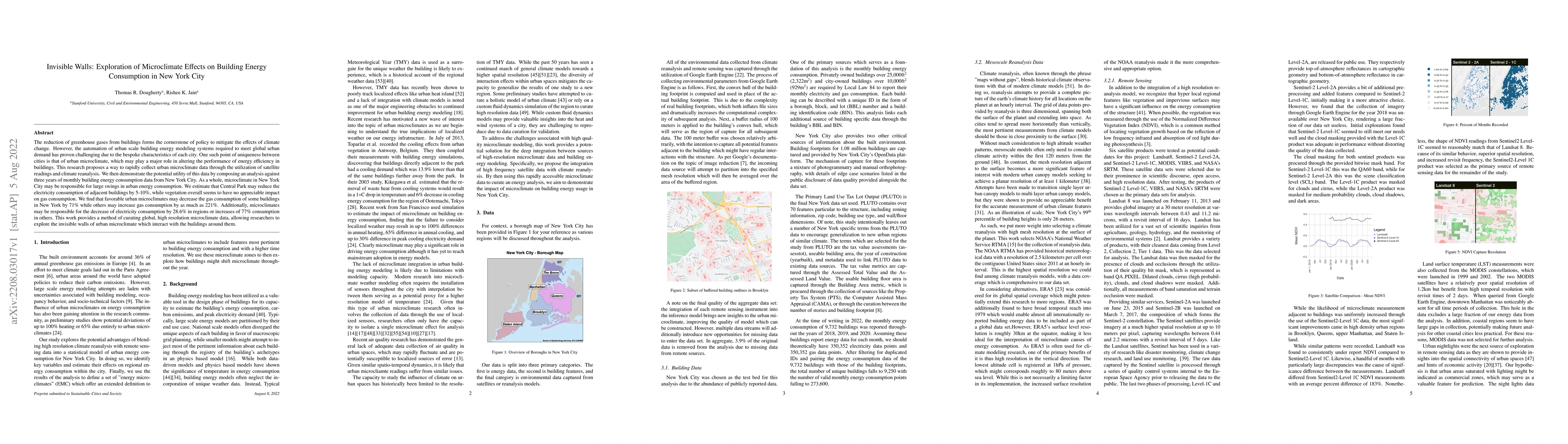 Thumbnail for Invisible Walls: Exploration of Microclimate Effects on Building Energy
  Consumption in New York City