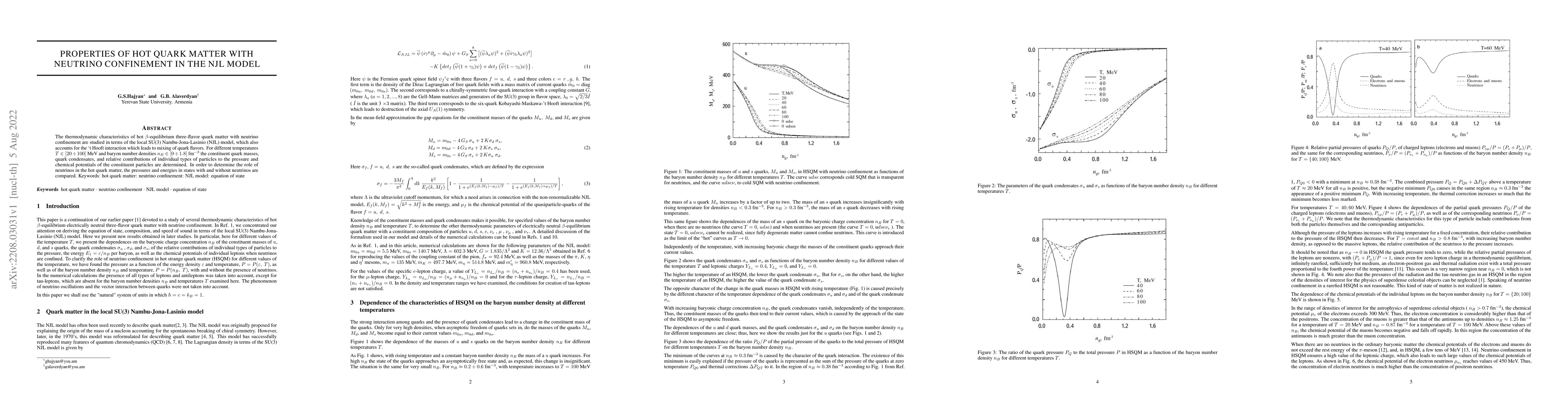 Thumbnail for Properties of Hot Quark Matter with Neutrino Confinement In the NJL
  Model