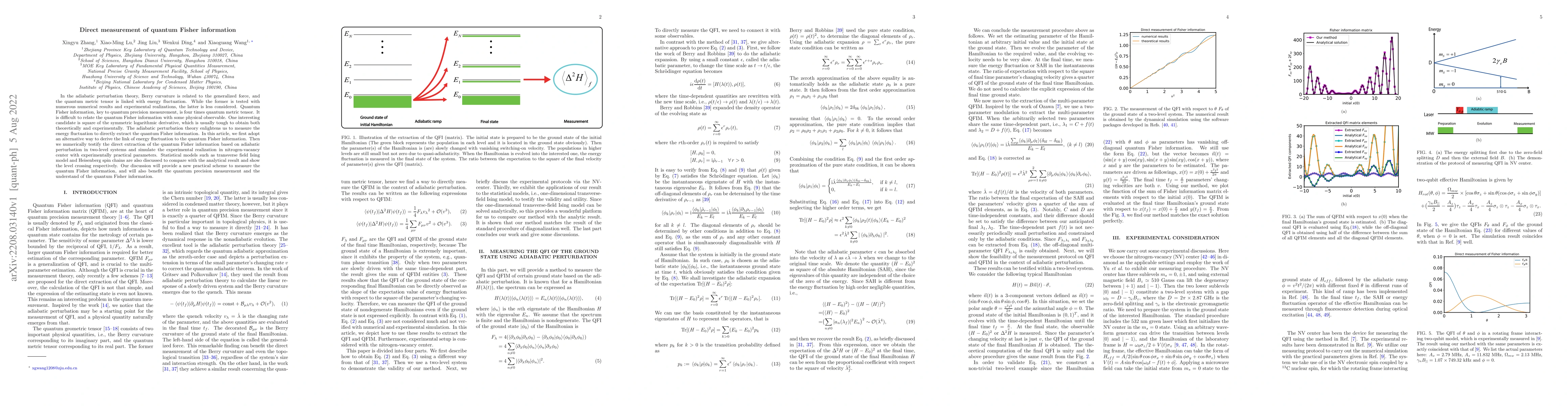 Thumbnail for Direct measurement of quantum Fisher information