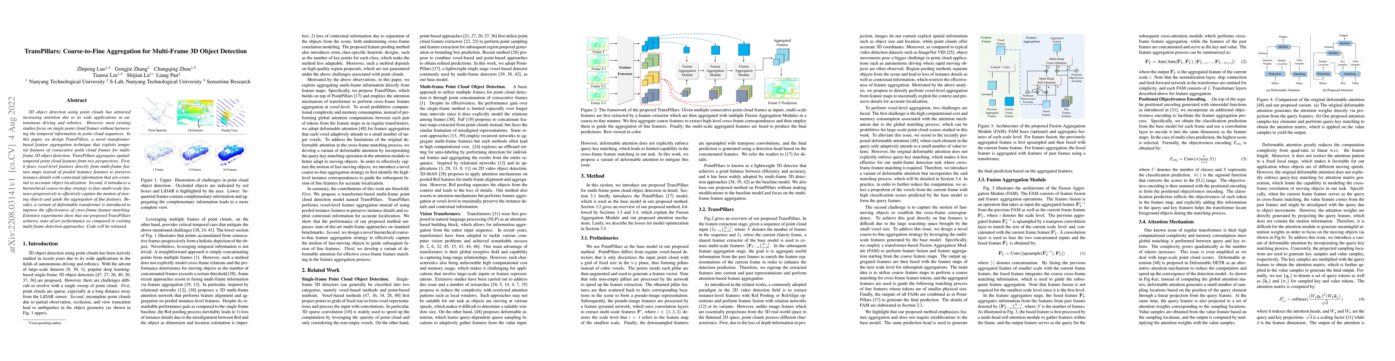Thumbnail for TransPillars: Coarse-to-Fine Aggregation for Multi-Frame 3D Object
  Detection