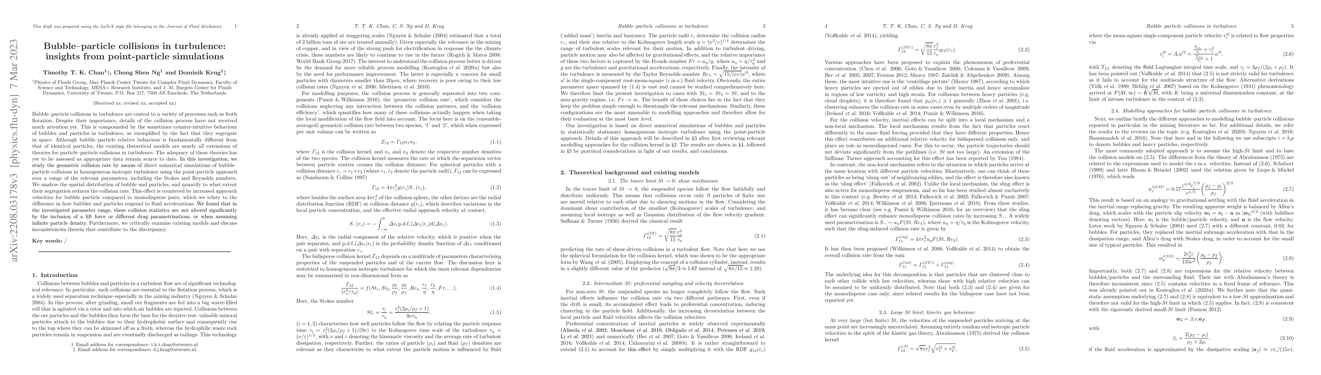 Thumbnail for Bubble-particle collisions in turbulence: insights from point-particle
  simulations