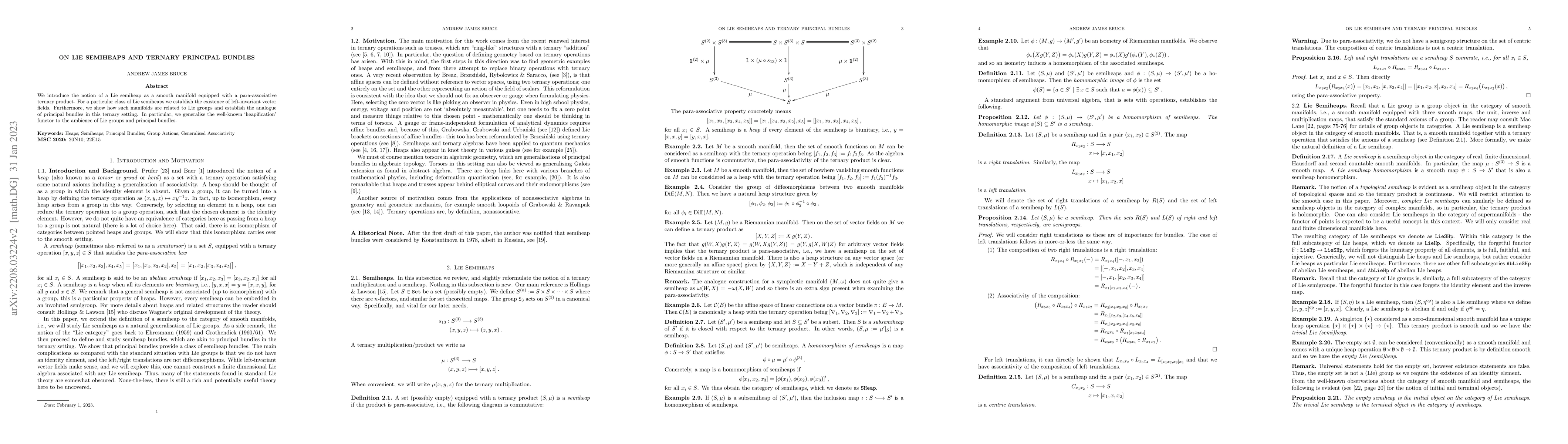 Thumbnail for On Lie semiheaps and ternary principal bundles