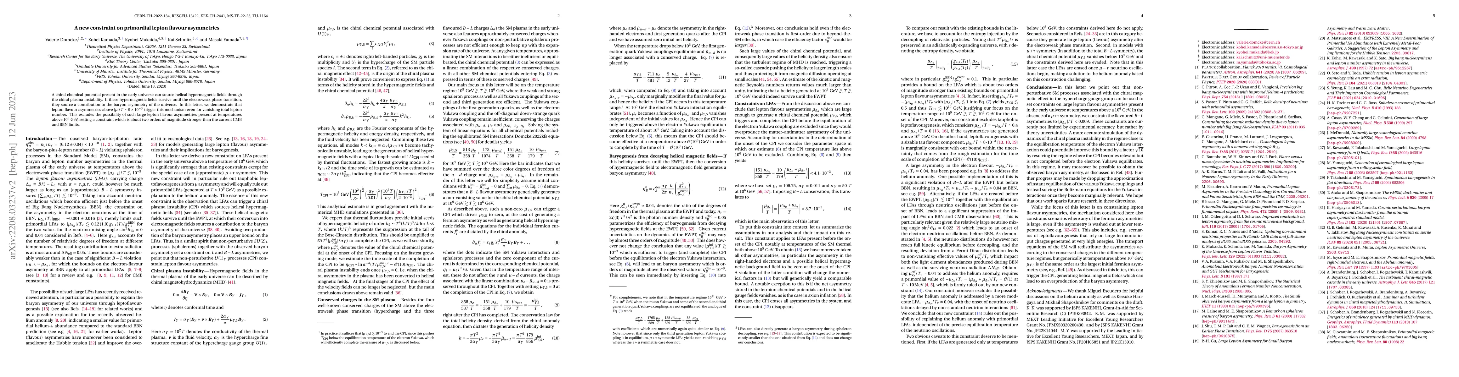 Thumbnail for A new constraint on primordial lepton flavour asymmetries