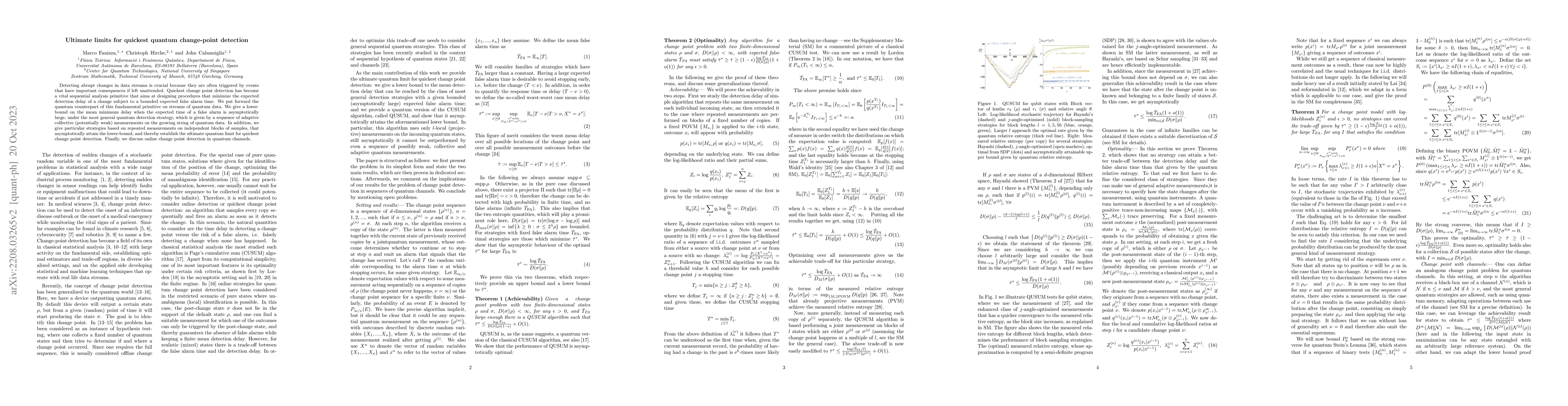 Thumbnail for Ultimate limits for quickest quantum change-point detection