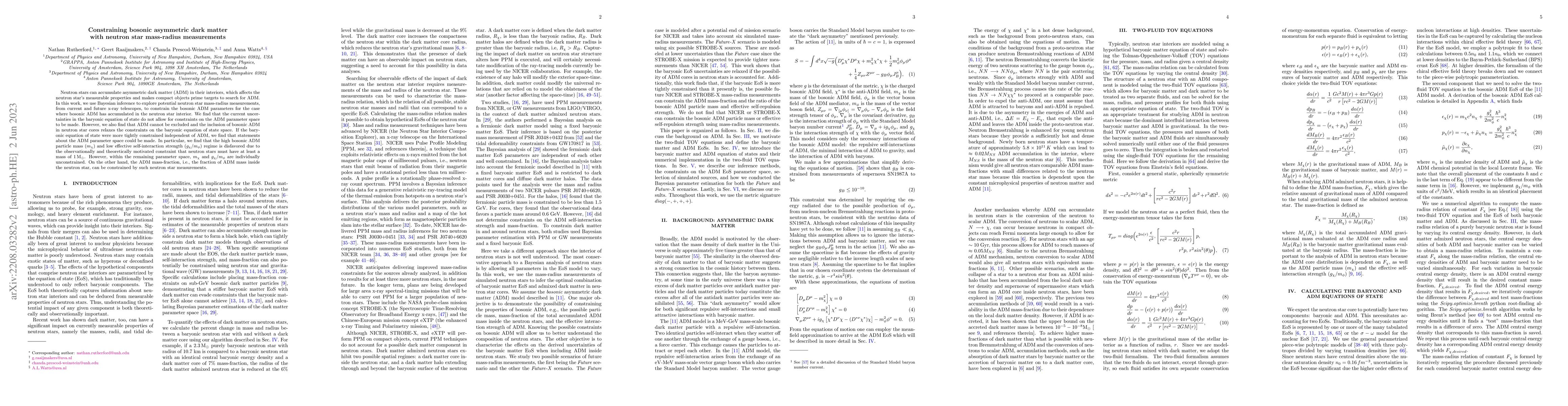 Thumbnail for Constraining bosonic asymmetric dark matter with neutron star
  mass-radius measurements