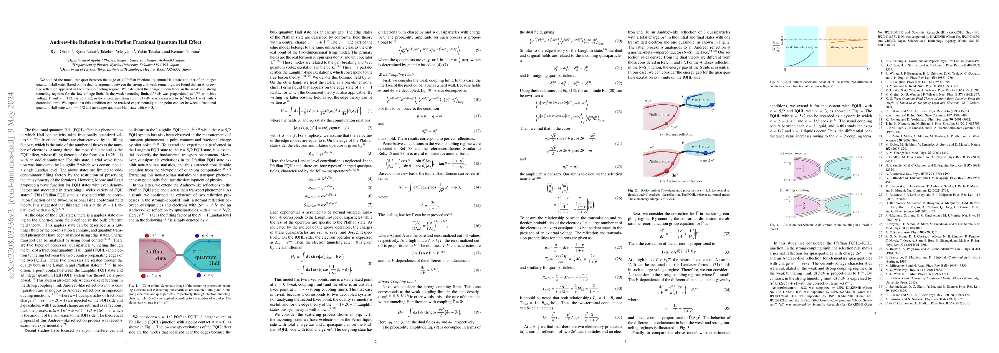 Thumbnail for Andreev-like Reflection in the Pfaffian Fractional Quantum Hall Effect