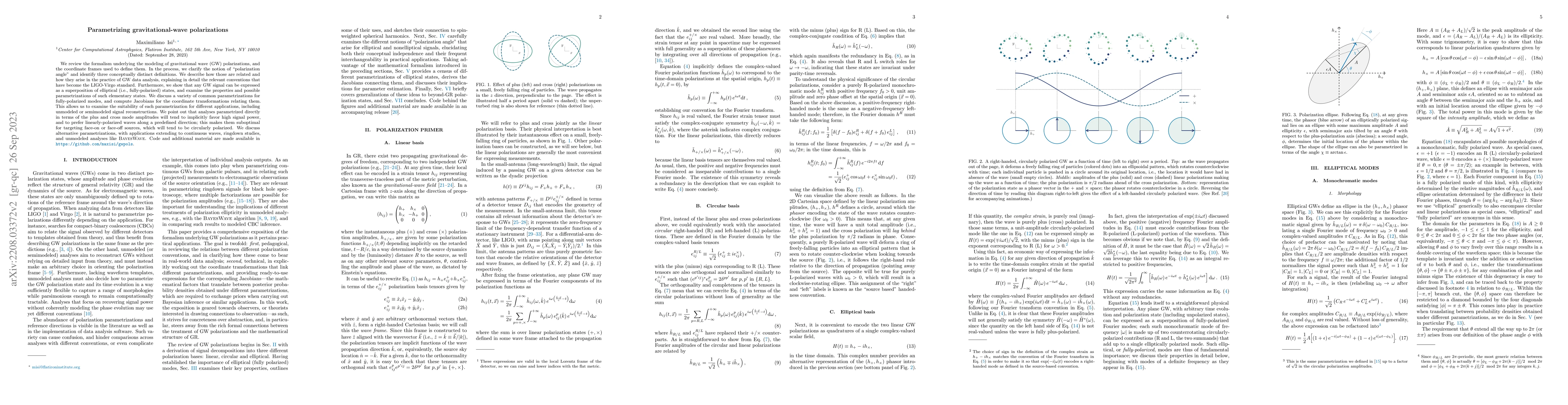 Thumbnail for Parametrizing gravitational-wave polarizations