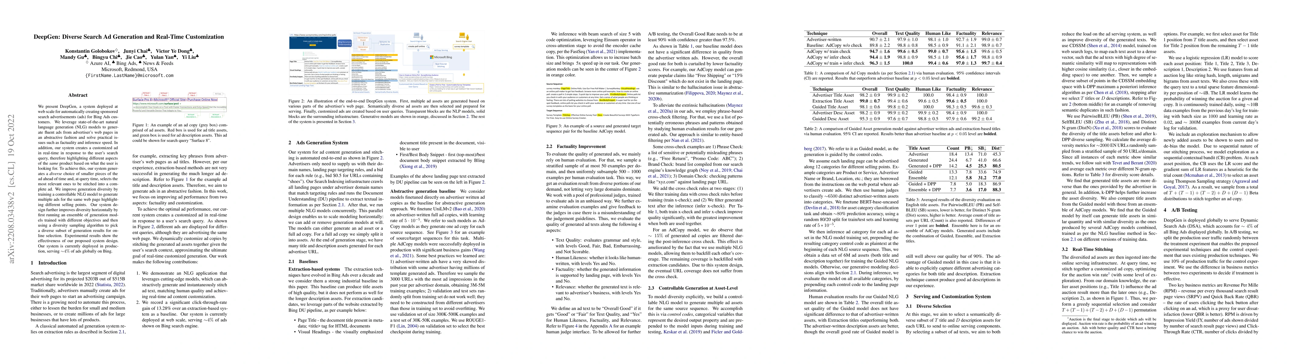 Thumbnail for DeepGen: Diverse Search Ad Generation and Real-Time Customization