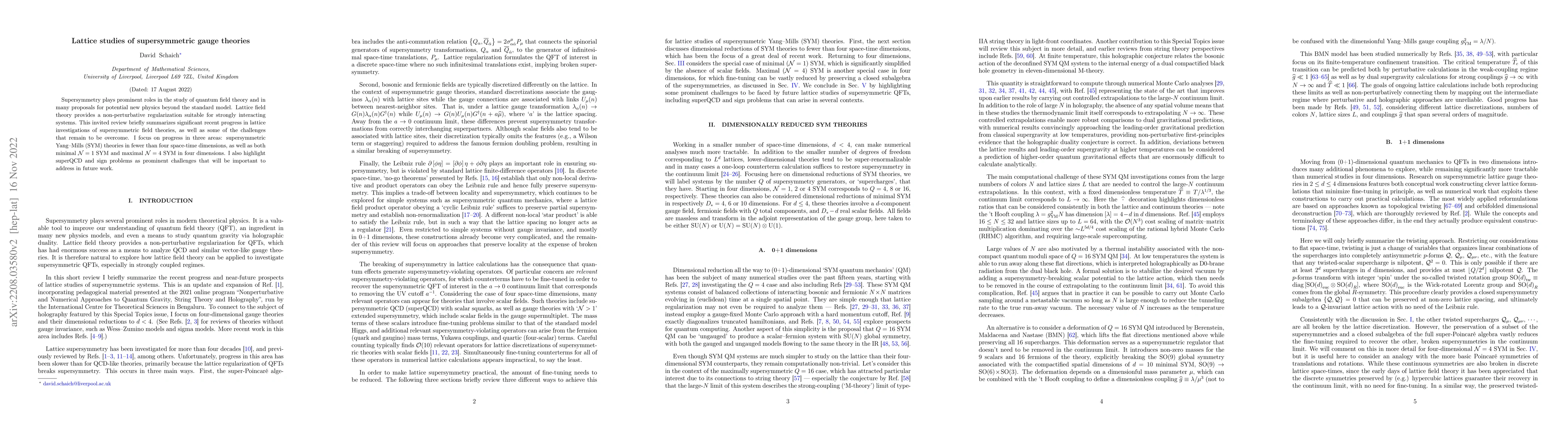 Thumbnail for Lattice studies of supersymmetric gauge theories