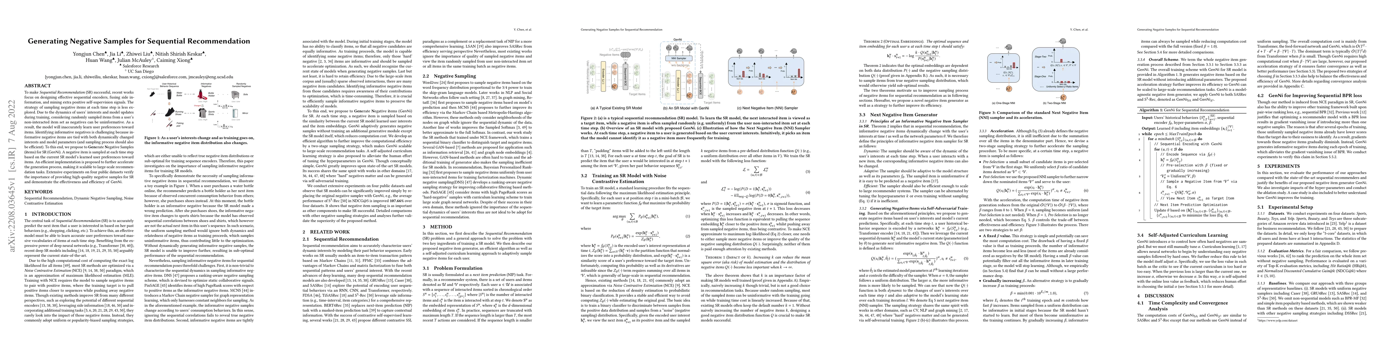 Thumbnail for Generating Negative Samples for Sequential Recommendation