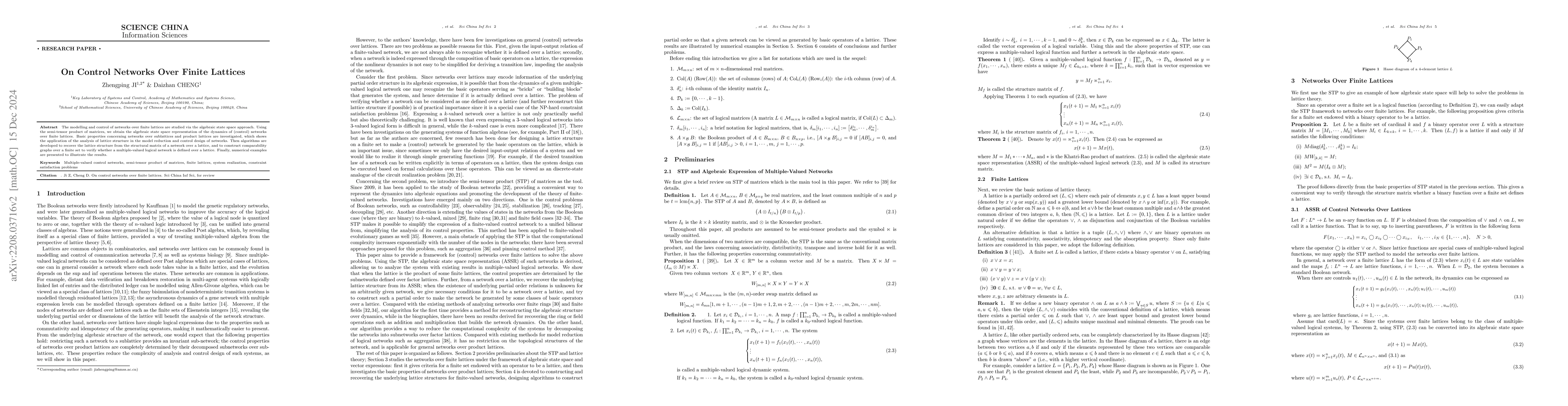 Thumbnail for On Control Networks Over Finite Lattices