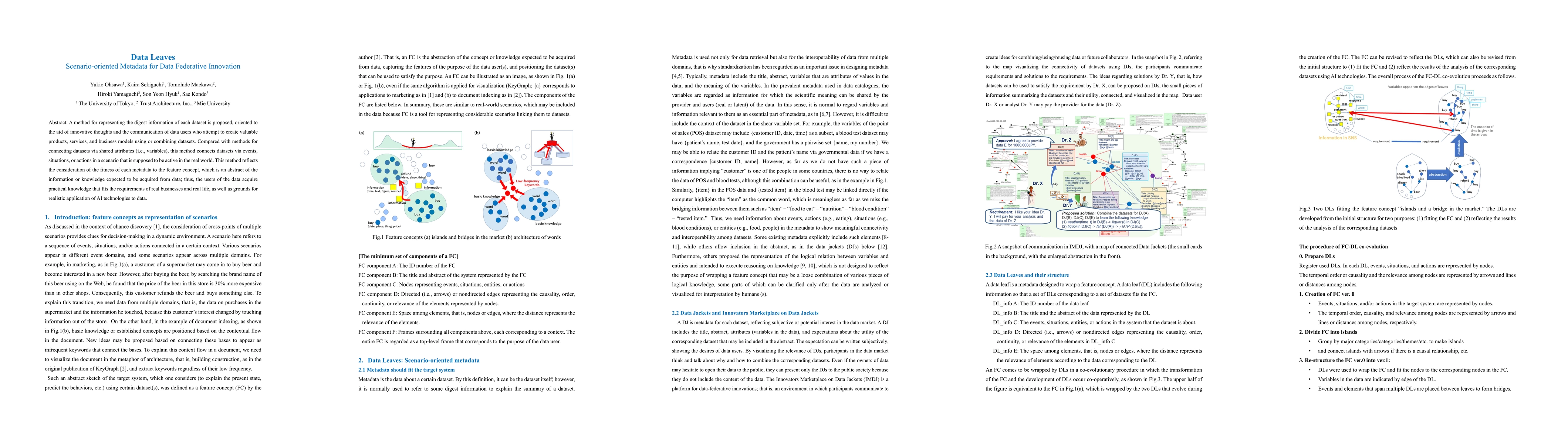 Thumbnail for Data Leaves: Scenario-oriented Metadata for Data Federative Innovation