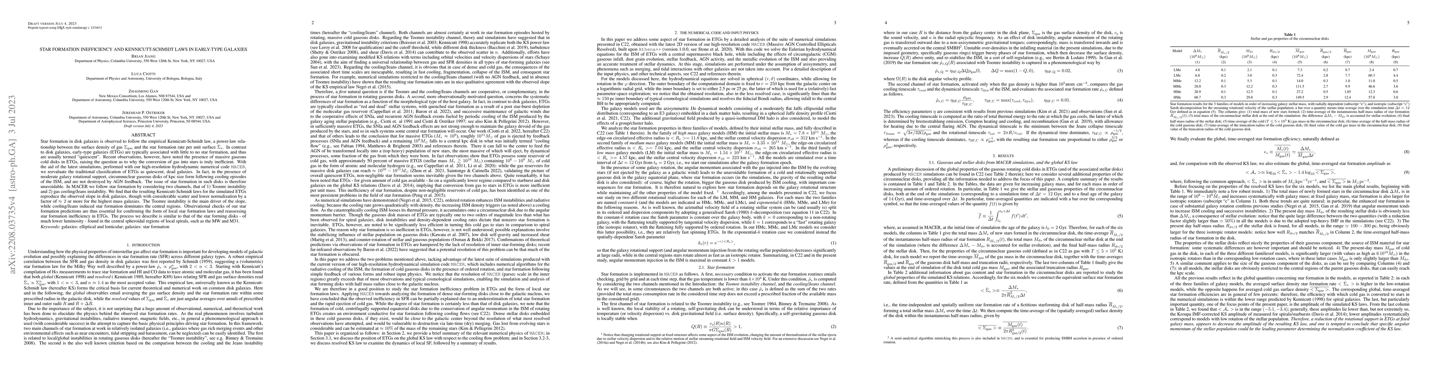 Thumbnail for Star formation inefficiency and Kennicutt-Schmidt laws in early-type
  galaxies