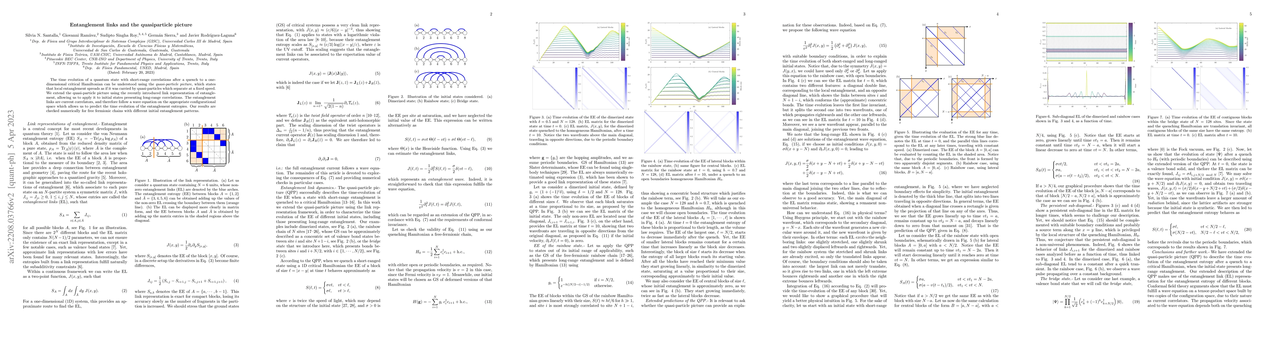 Thumbnail for Entanglement links and the quasiparticle picture