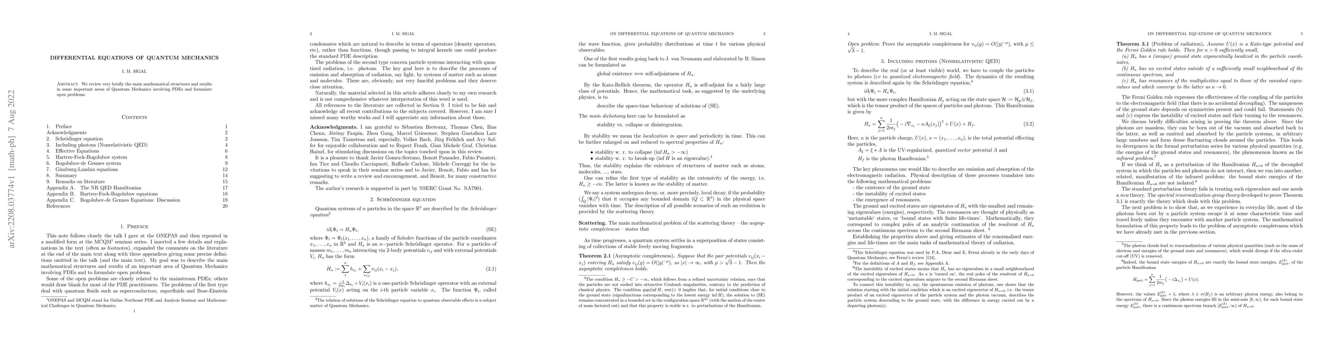 Thumbnail for Differential Equations of Quantum Mechanics