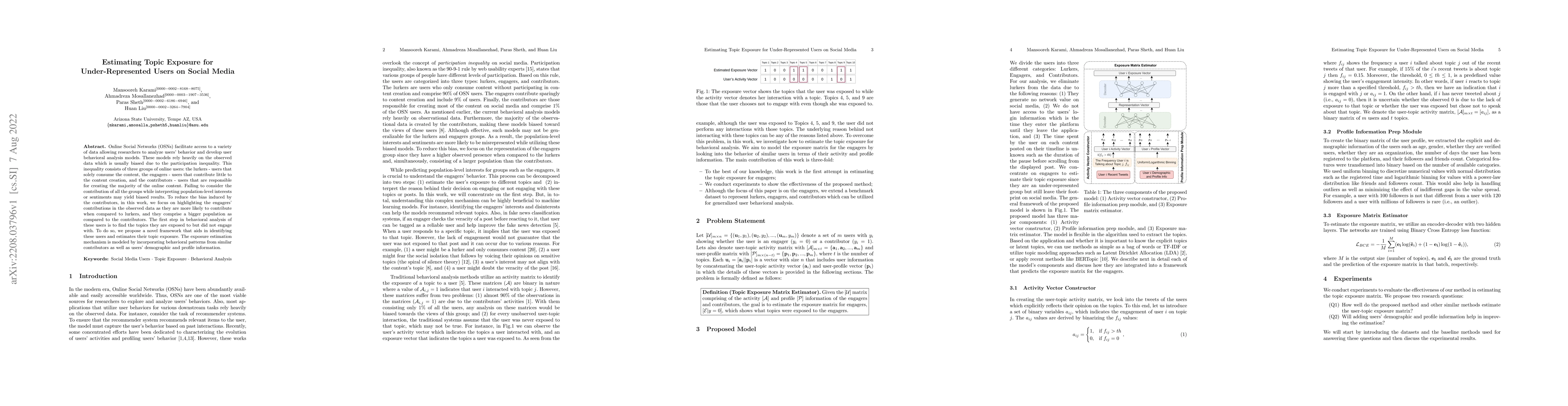 Thumbnail for Estimating Topic Exposure for Under-Represented Users on Social Media