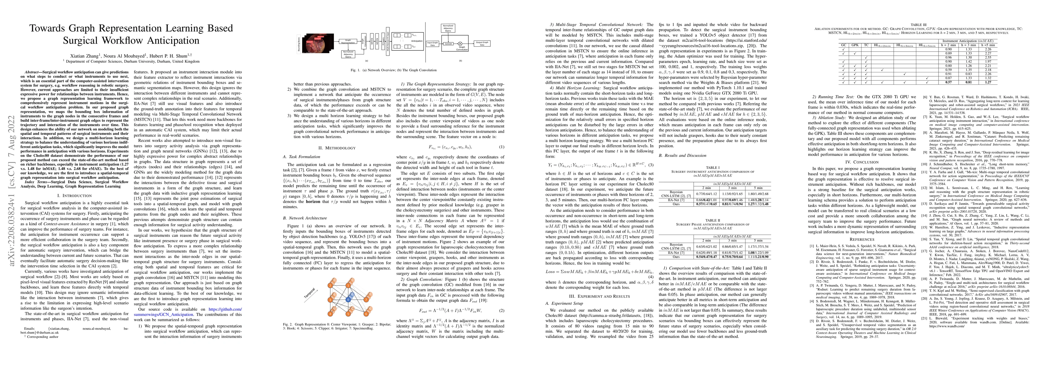 Thumbnail for Towards Graph Representation Learning Based Surgical Workflow
  Anticipation