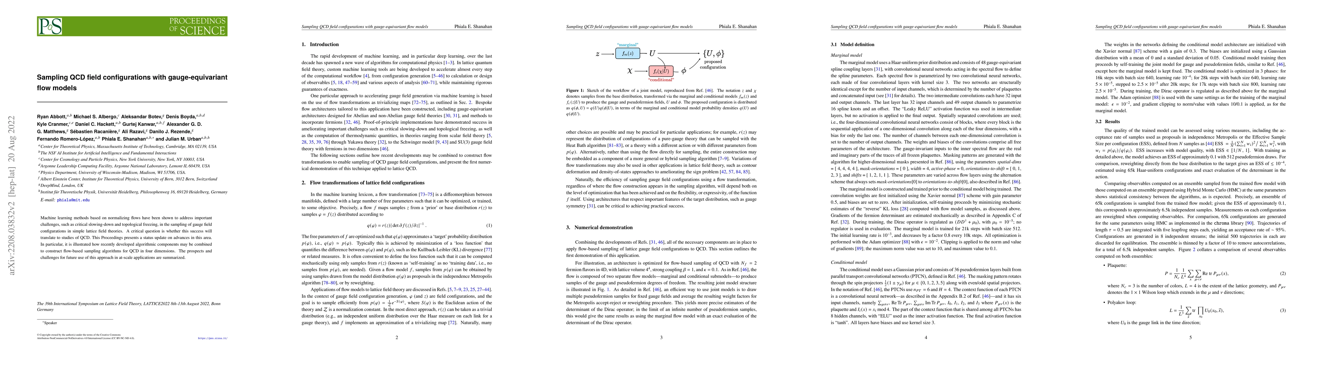 Thumbnail for Sampling QCD field configurations with gauge-equivariant flow models