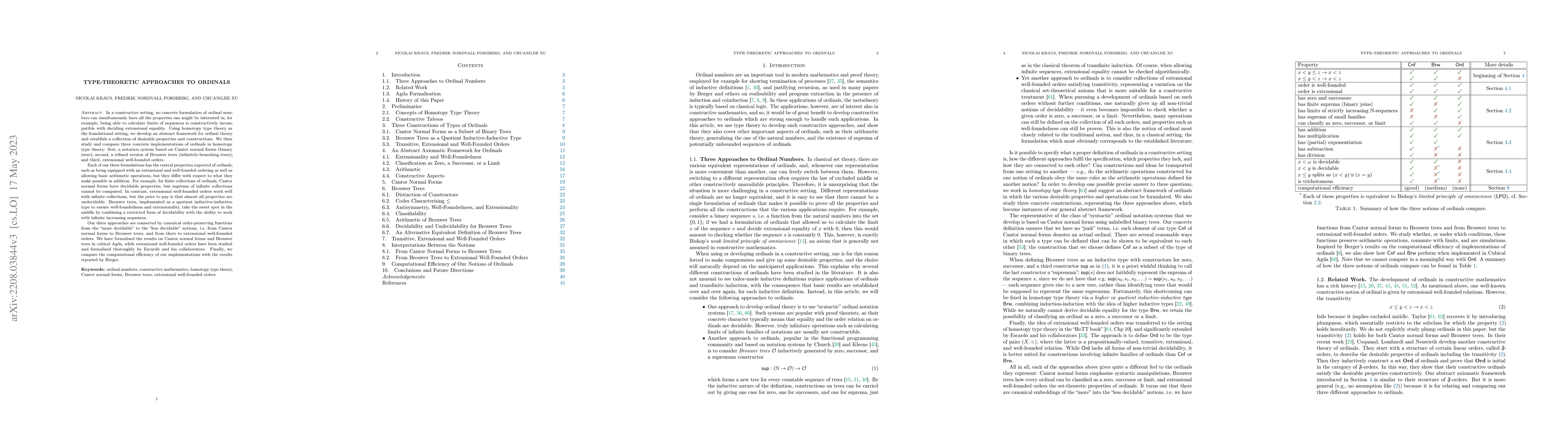 Thumbnail for Type-Theoretic Approaches to Ordinals