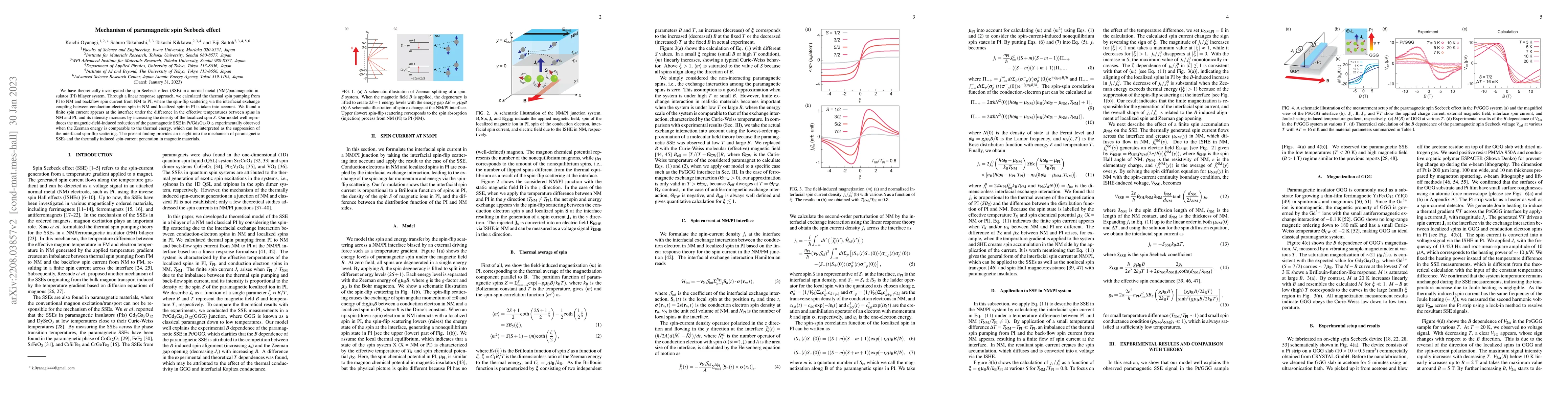 Thumbnail for Mechanism of paramagnetic spin Seebeck effect