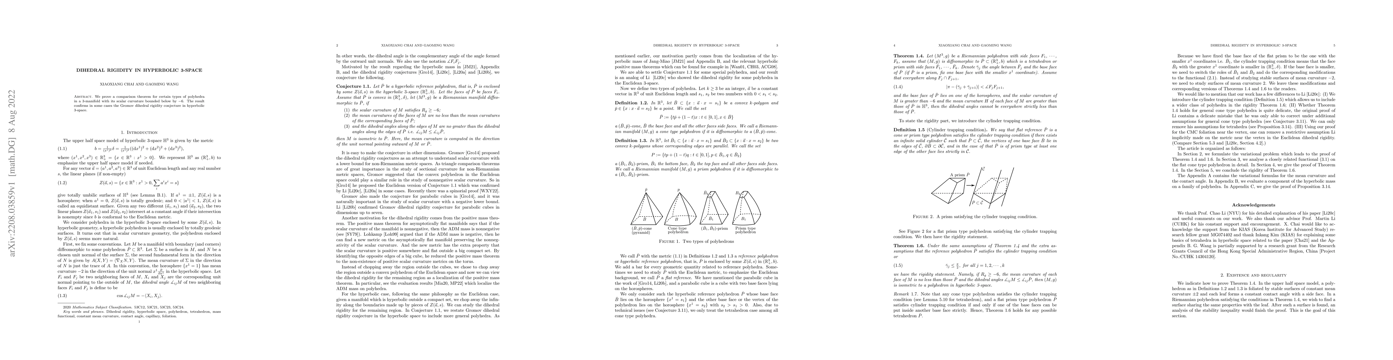 Thumbnail for Dihedral rigidity in hyperbolic 3-space