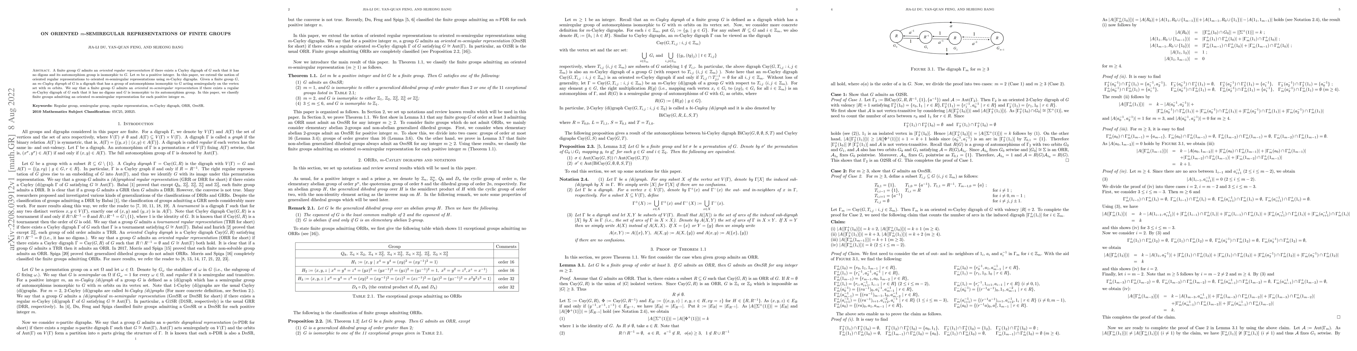 Thumbnail for On oriented $m$-semiregular representations of finite groups