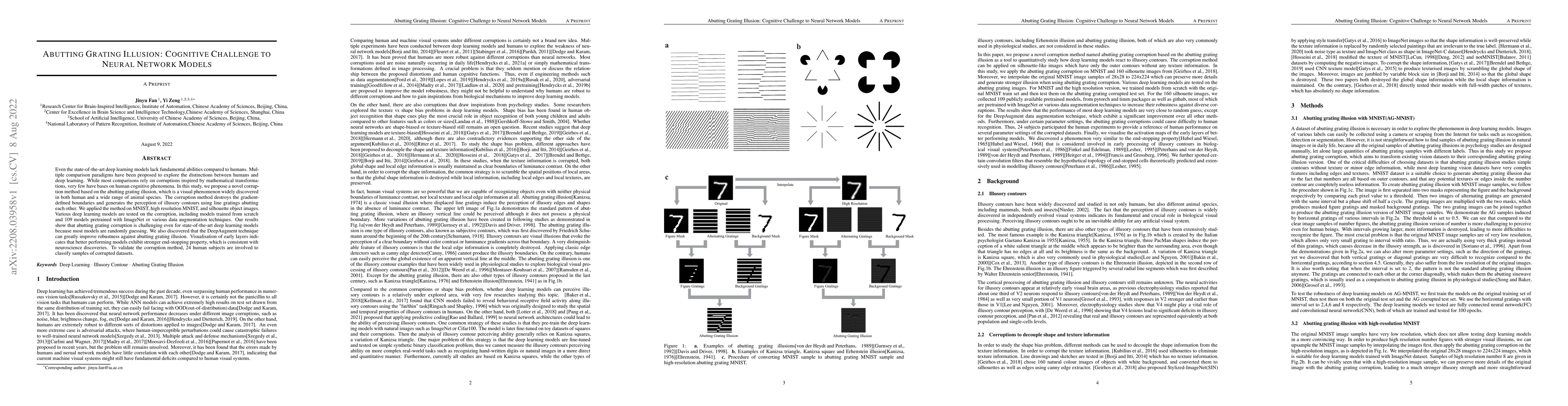 Thumbnail for Abutting Grating Illusion: Cognitive Challenge to Neural Network Models