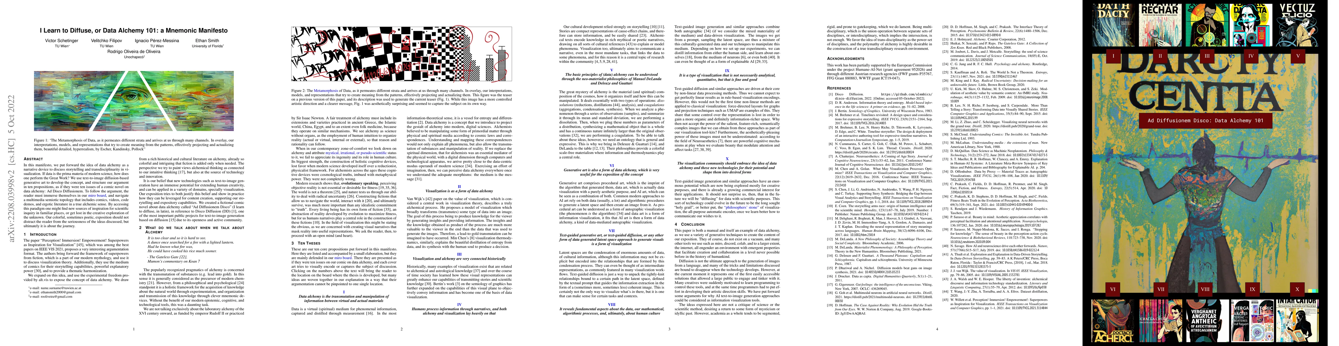 Thumbnail for I Learn to Diffuse, or Data Alchemy 101: a Mnemonic Manifesto