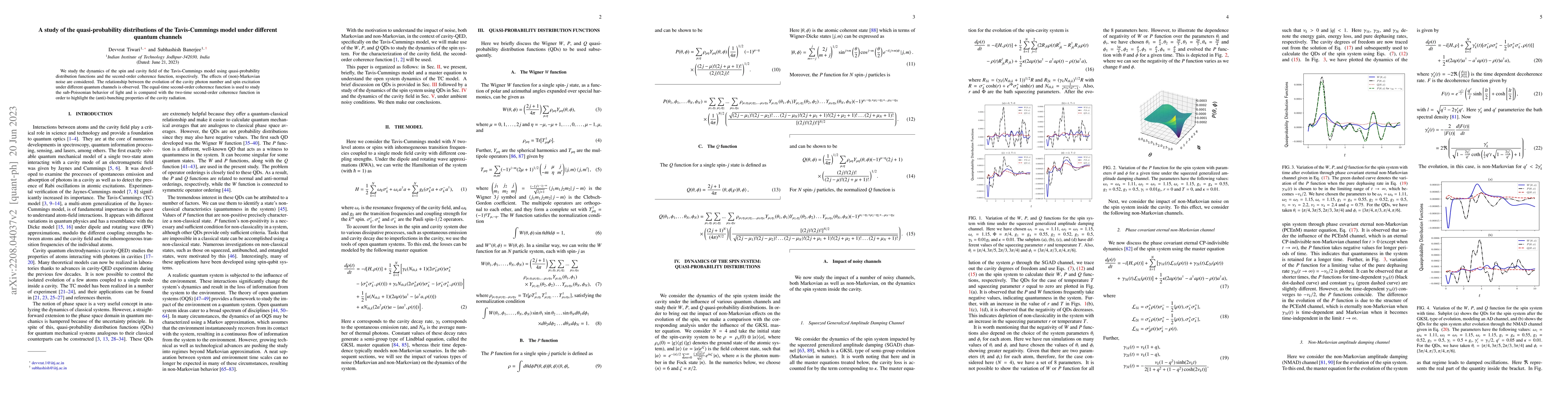 Thumbnail for A study of the quasi-probability distributions of the Tavis-Cummings
  model under different quantum channels
