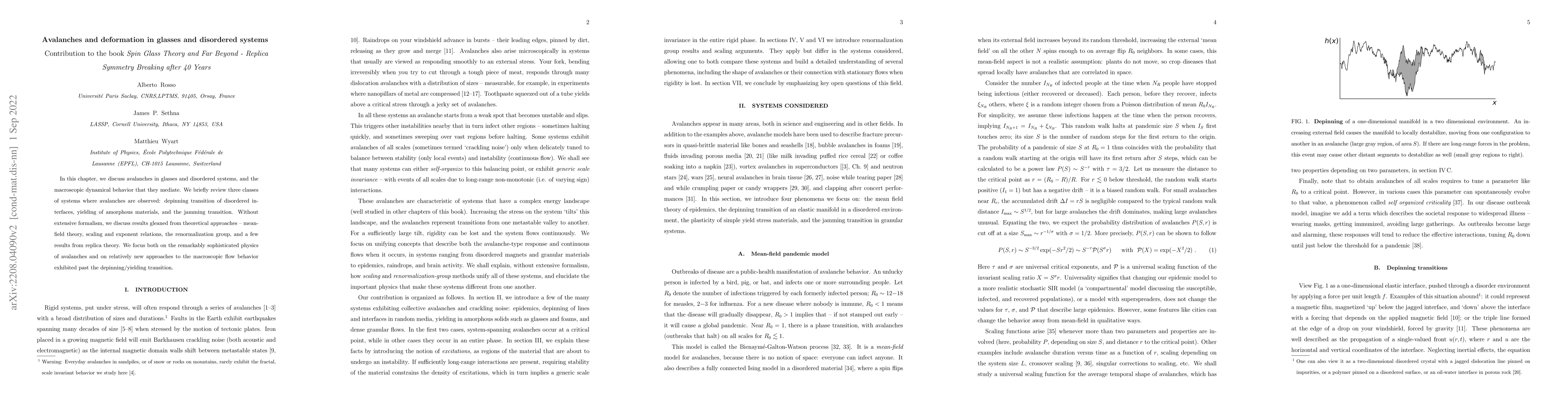 Thumbnail for Avalanches and deformation in glasses and disordered systems