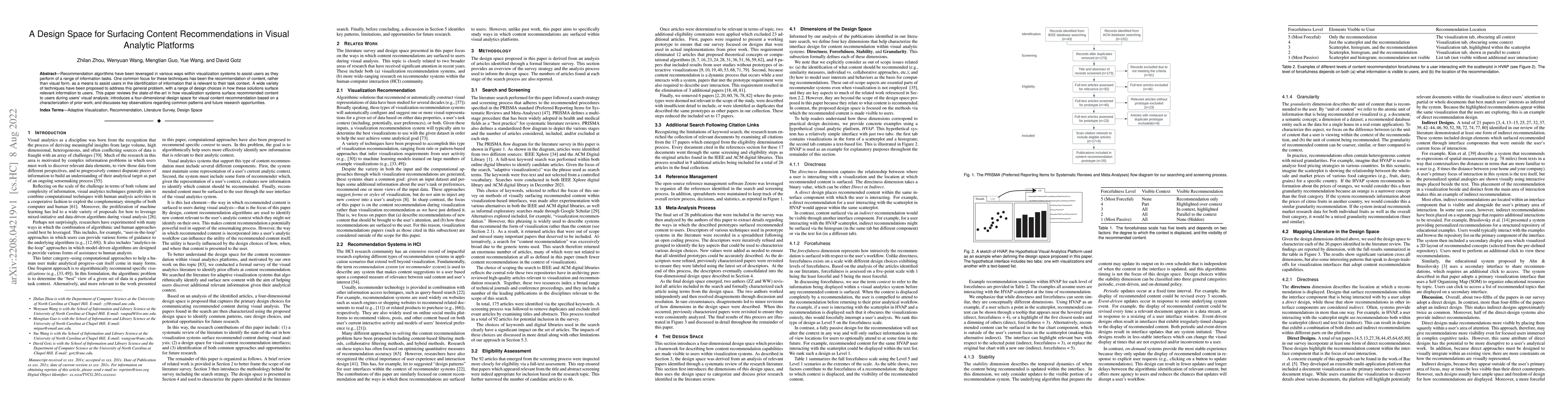 Thumbnail for A Design Space for Surfacing Content Recommendations in Visual Analytic
  Platforms