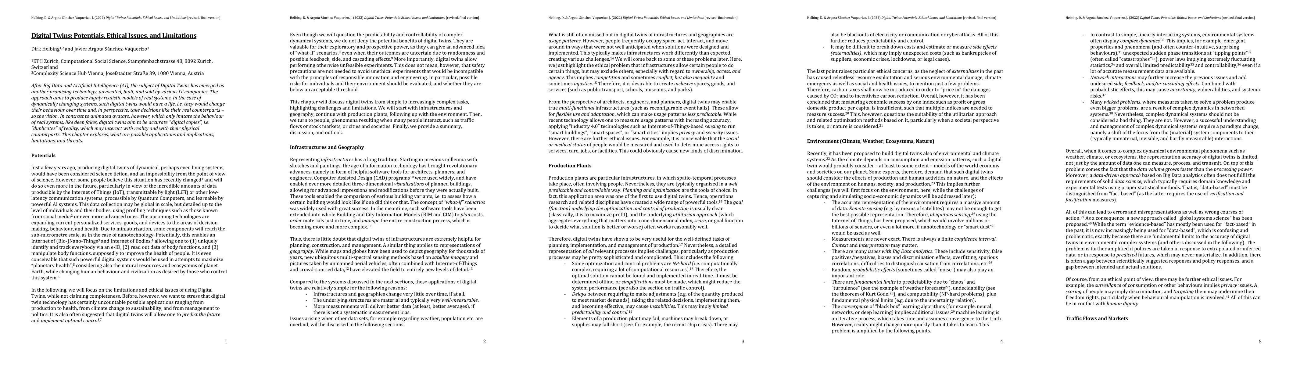 Thumbnail for Digital Twins: Potentials, Ethical Issues, and Limitations