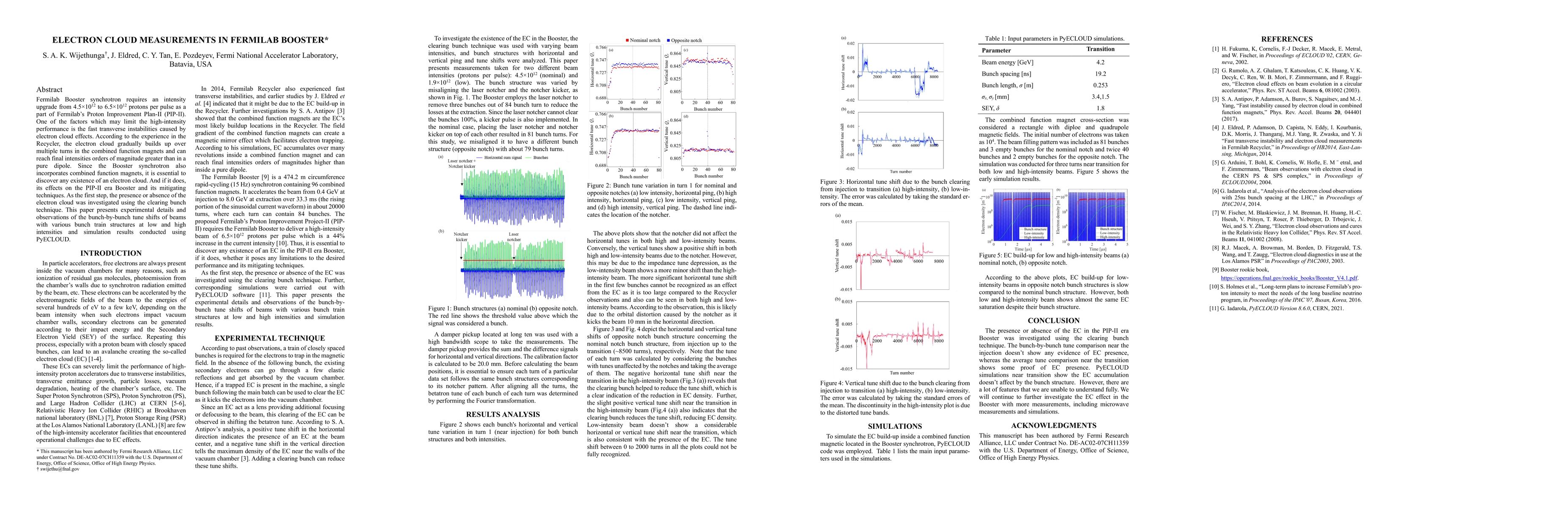 Thumbnail for Electron Cloud Measurements in Fermilab Booster