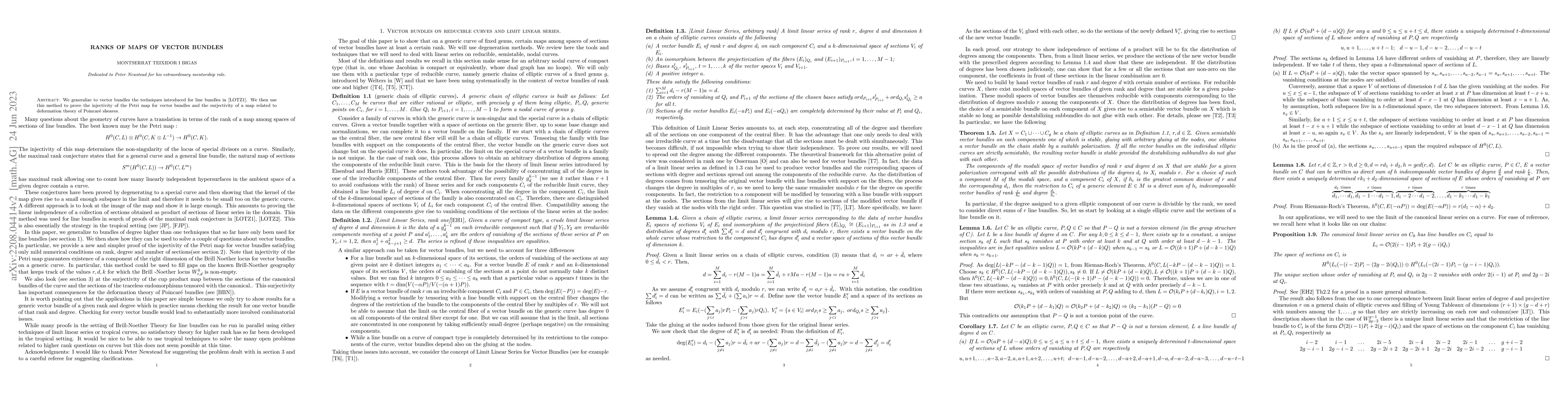 Thumbnail for Ranks of maps of vector bundles
