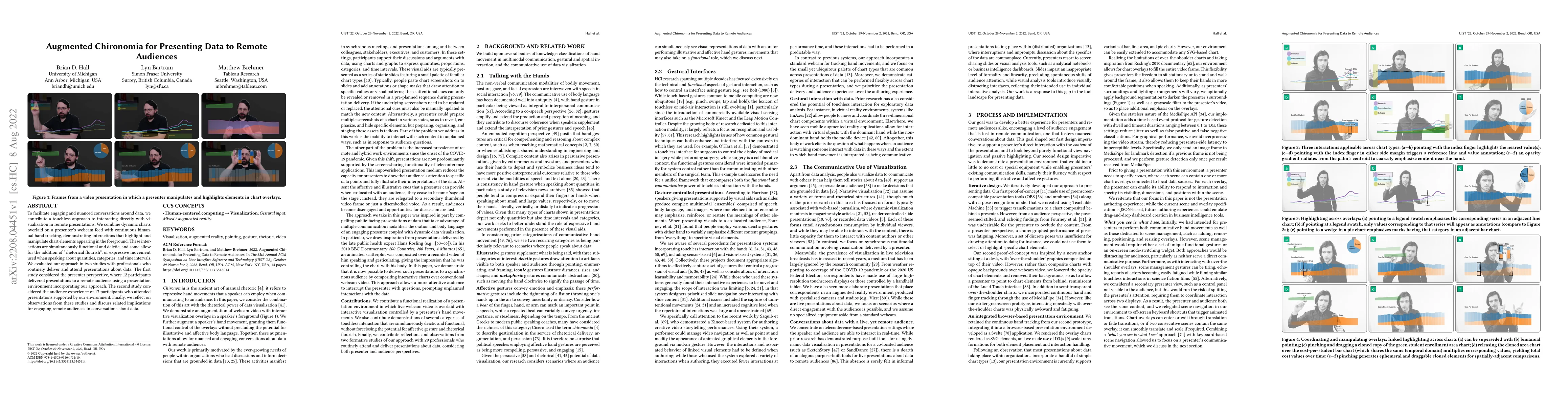 Thumbnail for Augmented Chironomia for Presenting Data to Remote Audiences