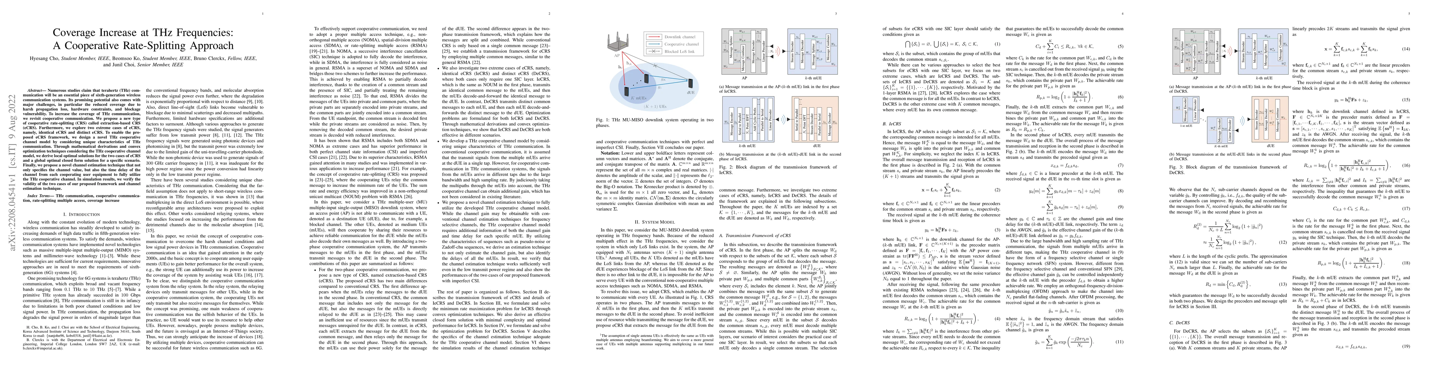 Thumbnail for Coverage Increase at THz Frequencies: A Cooperative Rate-Splitting
  Approach